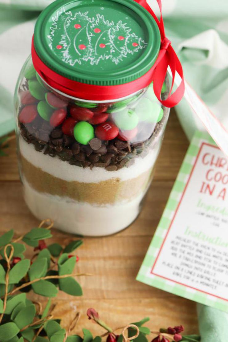 M And M Cookies In A Jar Gift