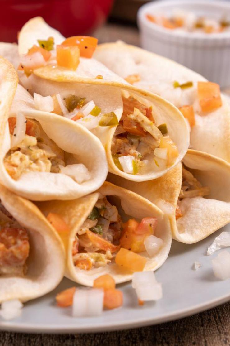 Easy Air Fryer Chicken Taquitos – Best Homemade Chicken Recipe – Appetizers – Dinner – Party Food – Quick – Simple