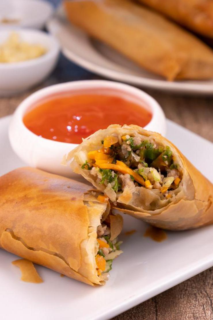Easy Air Fryer Egg Rolls – Best Homemade Air Fryer Recipe – Appetizers – Dinner – Party Food – Quick – Simple