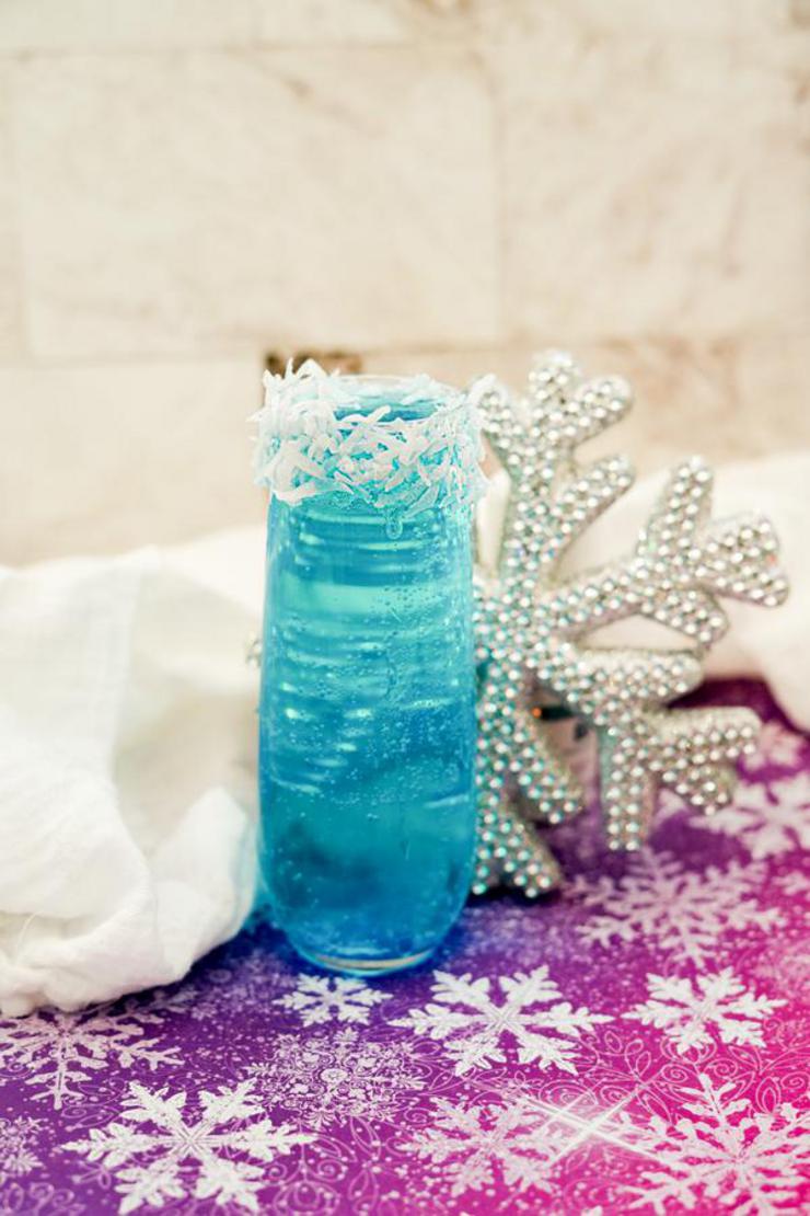 Alcoholic Drinks – BEST Sparkling Jack Frost Cocktail Recipe – Easy and Simple Holiday Drink