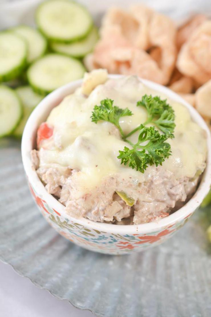 Keto Philly Cheesesteak Dip! BEST Low Carb Dip Idea – Appetizers – Snacks – Side Dishes