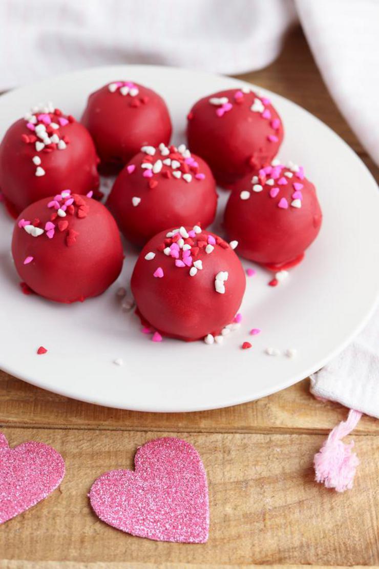 Easy Red Velvet Cake Balls - Simple Desserts – Snacks – Kids Parties – Valentine Party Food