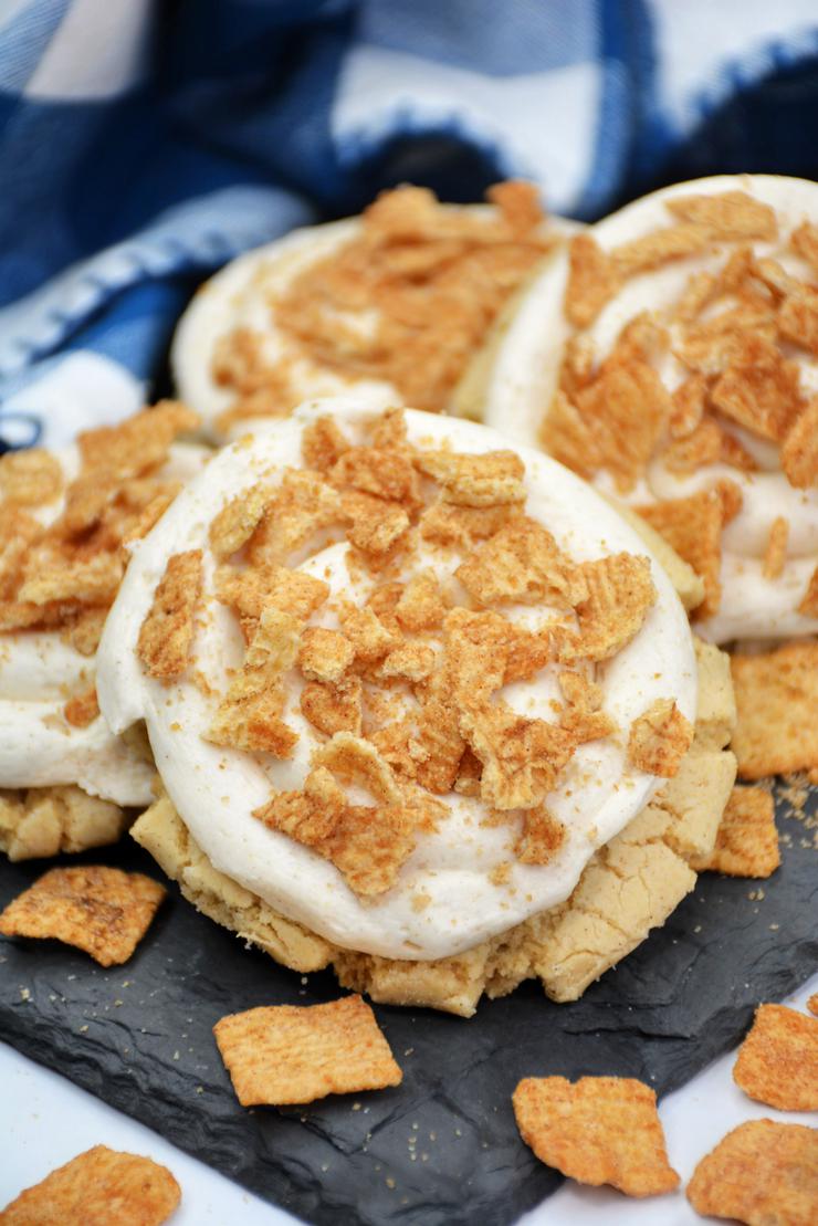 Copycat Crumbl Cinnamon Toast Crunch Cookies