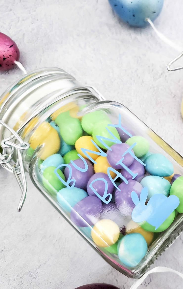 Easter Craft Cricut Candy Jars