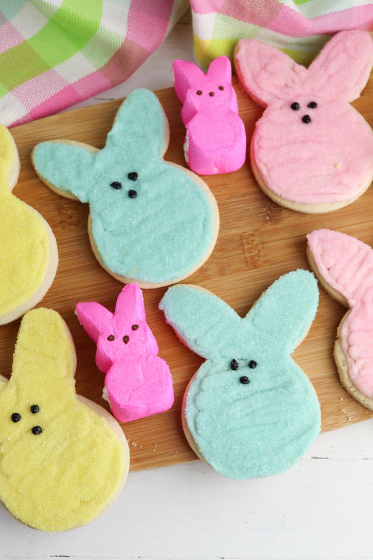 Best Easter Peeps Sugar Cookies - Easy Easter Cookie Recipe