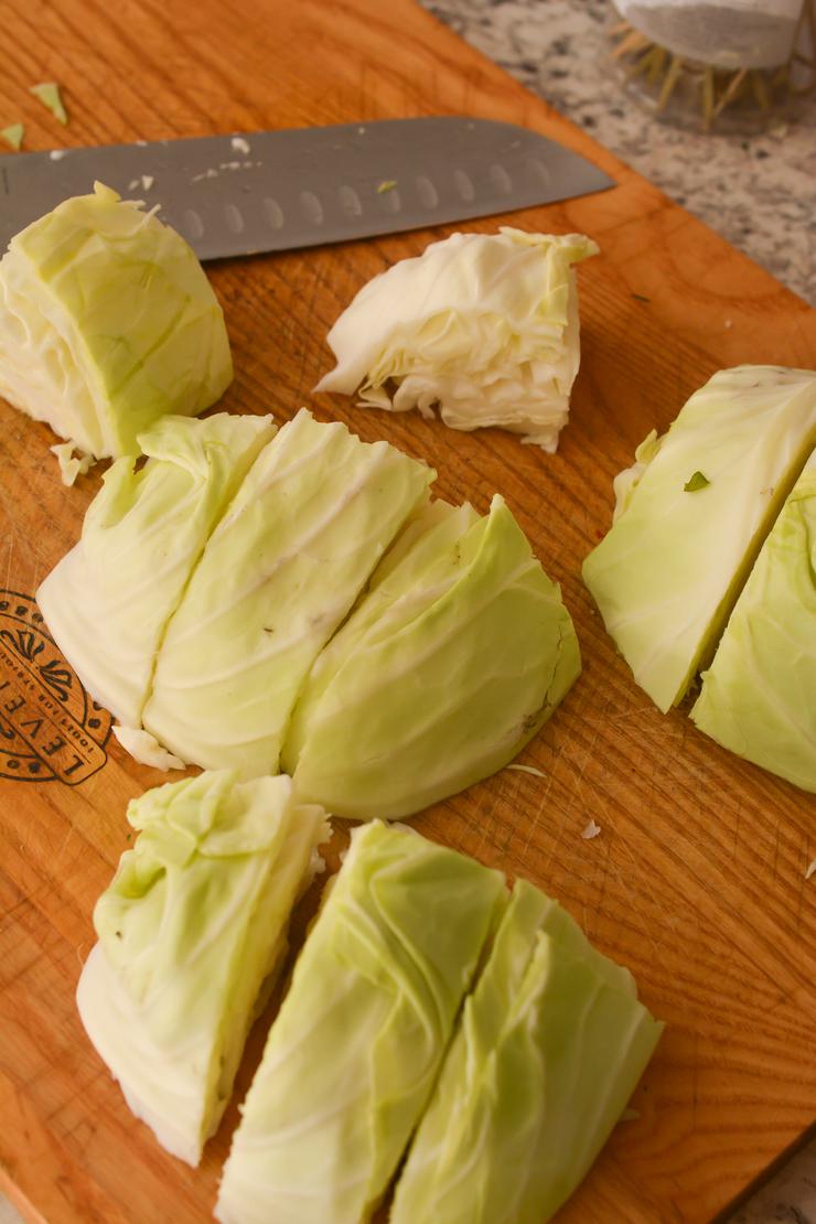 Keto Bacon Wrapped Cabbage Bites