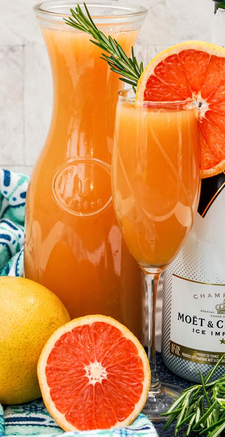 Ruby Red Grapefruit Mimosa