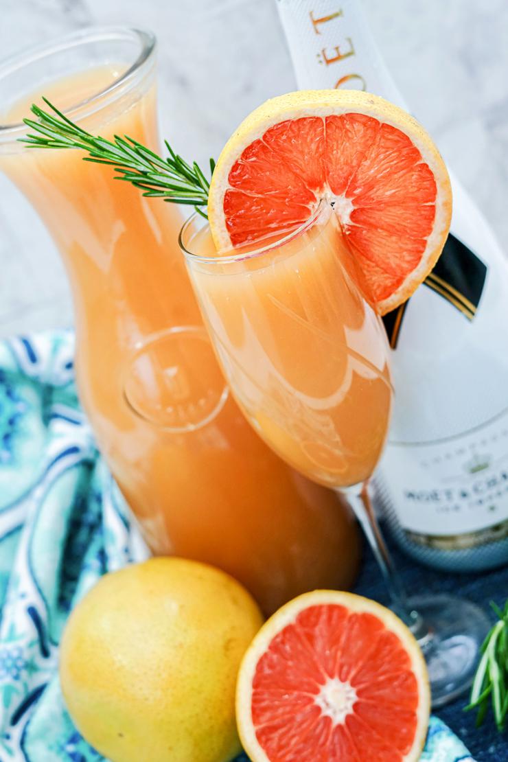 Ruby Red Grapefruit Mimosa