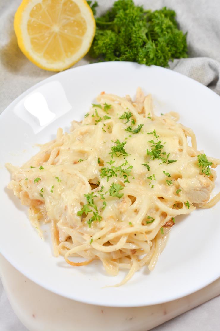 EASY Keto Copycat Paula Deen's Amazing Chicken – Low Carb Pasta Idea – Quick – Healthy – BEST Recipe – Dinner – Lunch