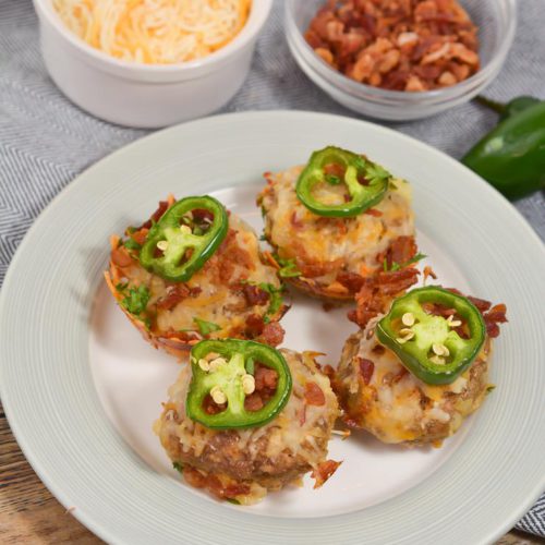 EASY Keto Jalapeno Popper Burger Bites – Low Carb Idea – Quick – Healthy – BEST Recipe