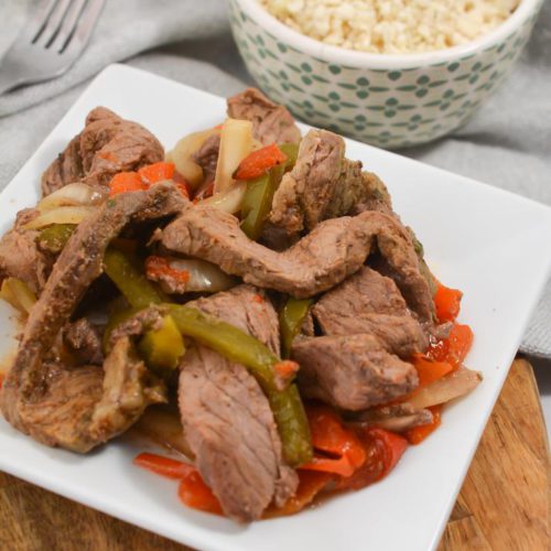 EASY Keto Crockpot Steak Fajitas – Slow Cooker Low Carb Idea – Quick – Healthy – BEST Recipe