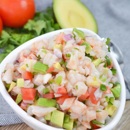 EASY Keto Shrimp Ceviche – Low Carb Seafood Idea – Gluten Free - Quick – Healthy – BEST Recipe