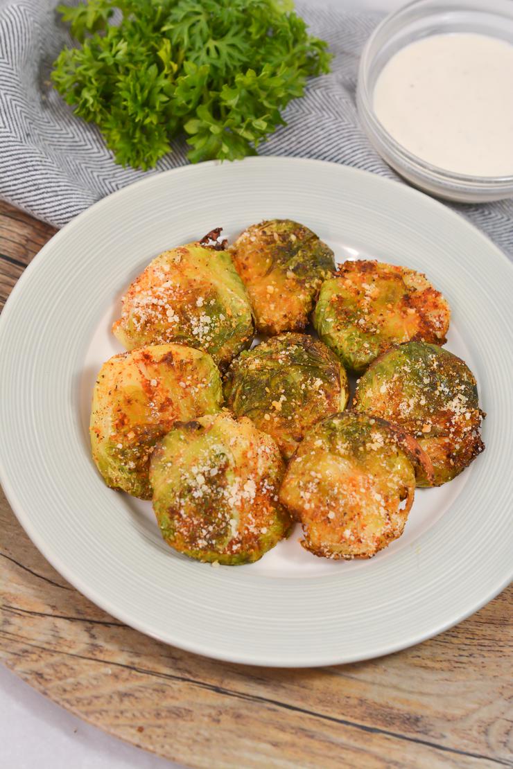 Keto Smashed Brussels Sprouts