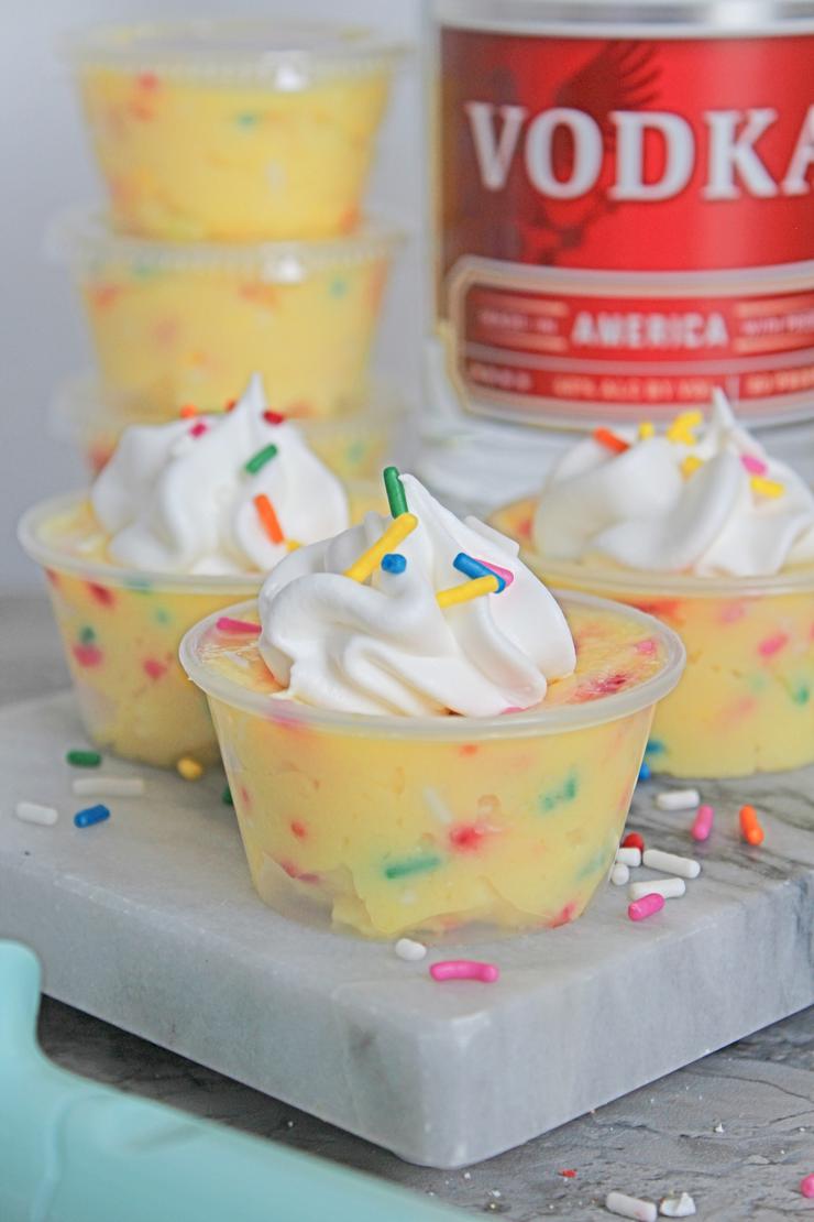 Birthday Cake Pudding Shots How To Make Pudding Shots  EASY  BEST Vodka Shot  Recipe