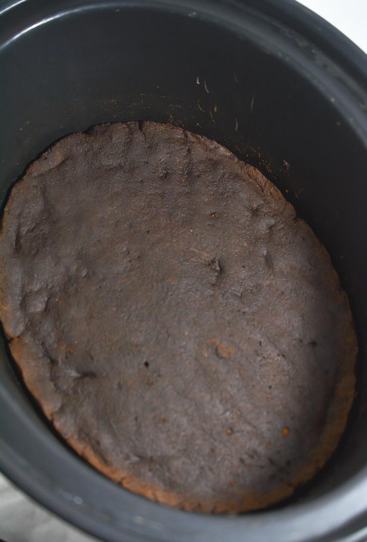 Keto German Chocolate Crockpot Cake