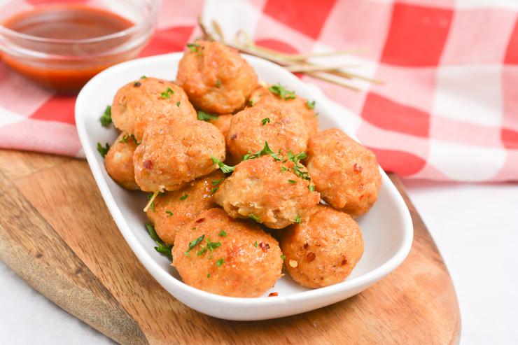 Keto Firecracker Chicken Meatballs