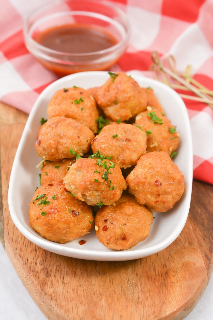 Keto Firecracker Chicken Meatballs