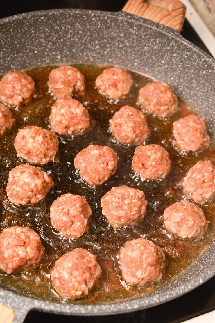 Keto Chinese Pork Meatballs