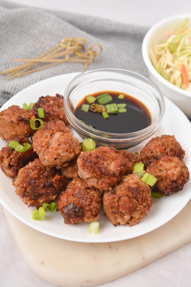 Keto Chinese Pork Meatballs