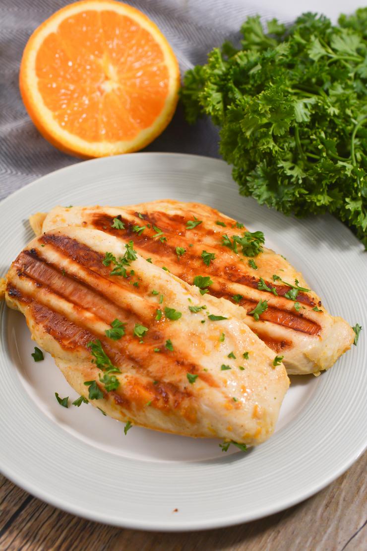 EASY Keto Low Carb Orange Dijon Grilled Chicken Idea – Gluten Free - Quick – Healthy – BEST Recipe