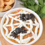 EASY Keto Low Carb Spider Web Queso Dip Idea – Halloween - Gluten Free - Quick – Healthy – BEST Recipe
