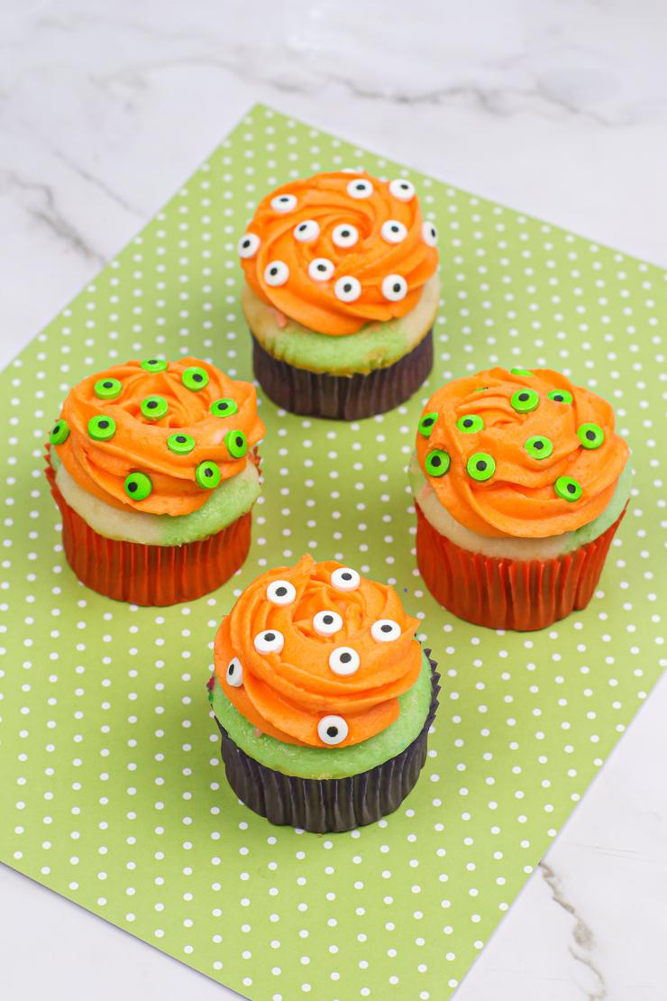 Halloween Monster Eye Cupcakes – BEST Recipe – {Easy} Party Food - Desserts – Snacks