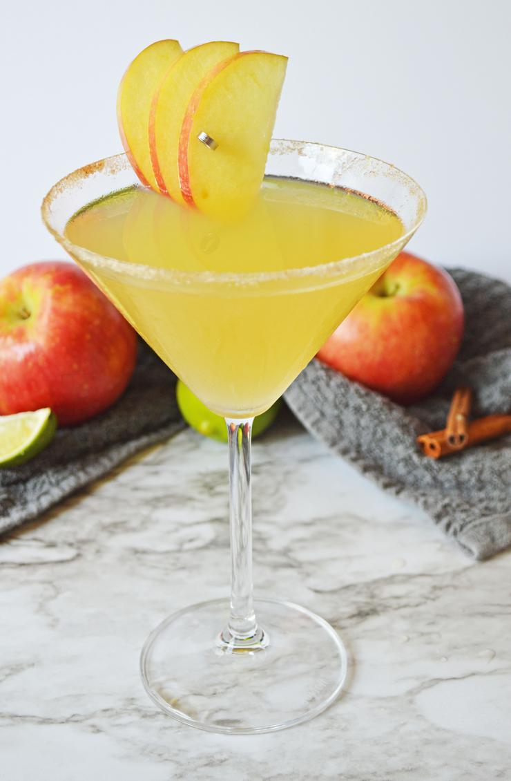 BEST Apple Cider Martini Recipe – Easy and Simple Vodka Alcohol Drinks - Fall Cocktails