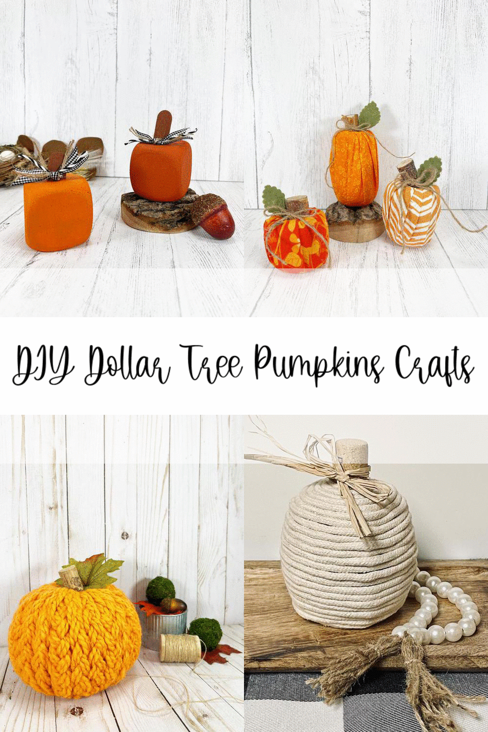 7 Dollar Tree Pumpkins Crafts Best Dollar Store Pumpkins Ideas