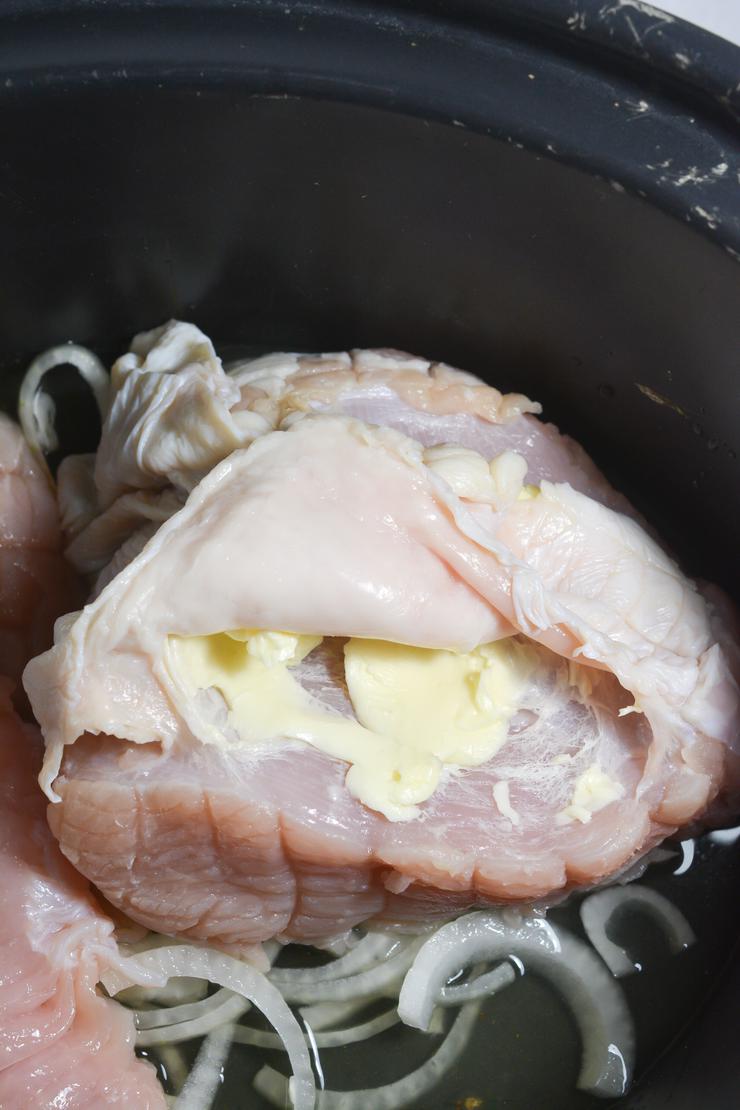 Keto Slow Cooker Herbed Turkey Breast