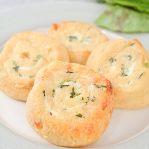 EASY Keto Low Carb Tomato Basil Cream Cheese Rolls Idea – Gluten Free - Quick – Healthy – BEST Recipe