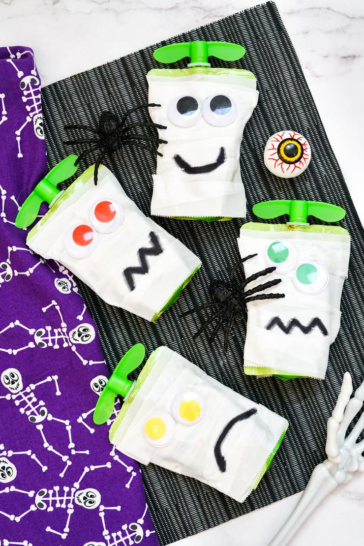 Mummy Applesauce – BEST Halloween Recipe – {Easy} Party Idea - Trick Or Treat