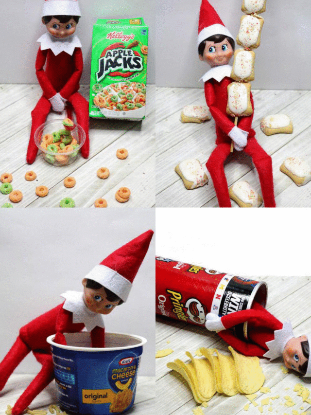 Elf On The Shelf Ideas! Food Arrival Ideas