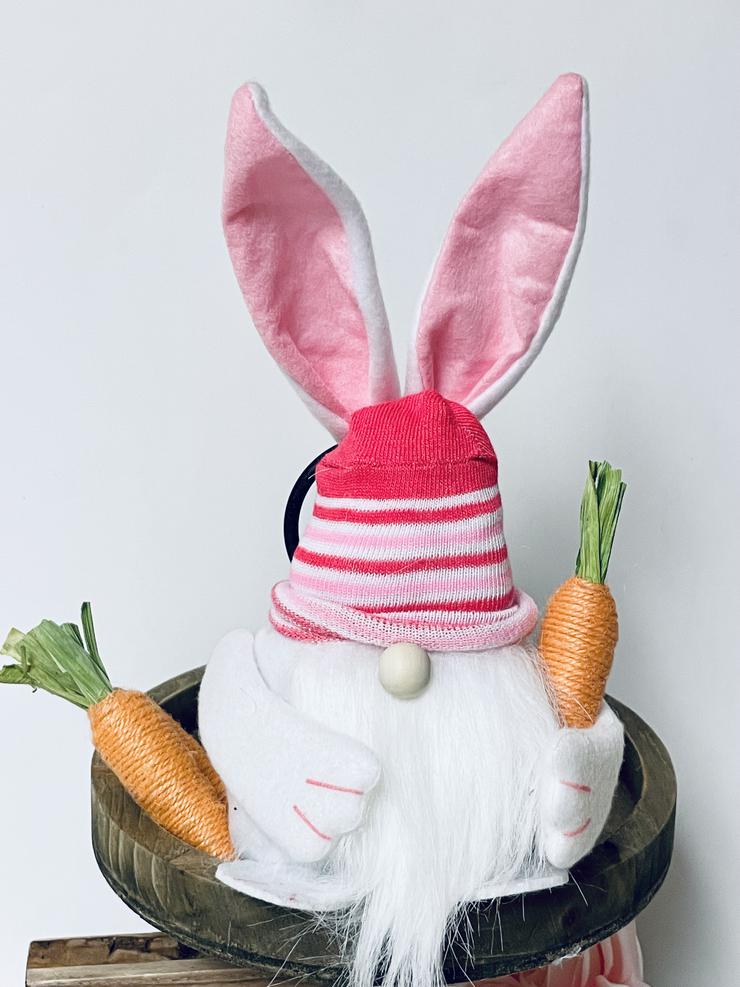 DIY Dollar Tree Gnome Bunny - Easy Spring Dollar Store Craft Projects