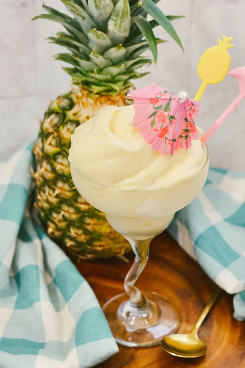 Disney Dole Whip showing creamy texture and perfect consistency
